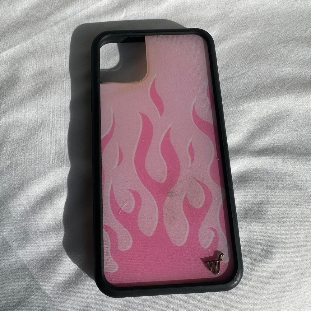 Wildflower iPhone 11 Pro Max case - pink flame